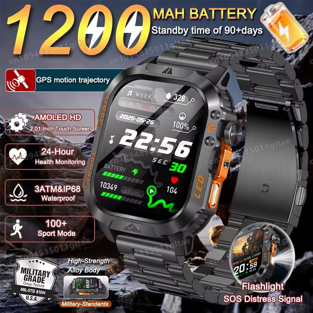 Outdoor Lighting Perspectives - 2026 New Military Smart Watch Men