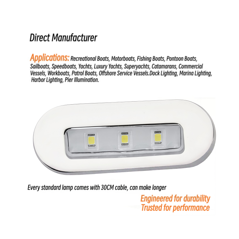 Deck Step Light - 3W LED Courtesy Light 12V 24V