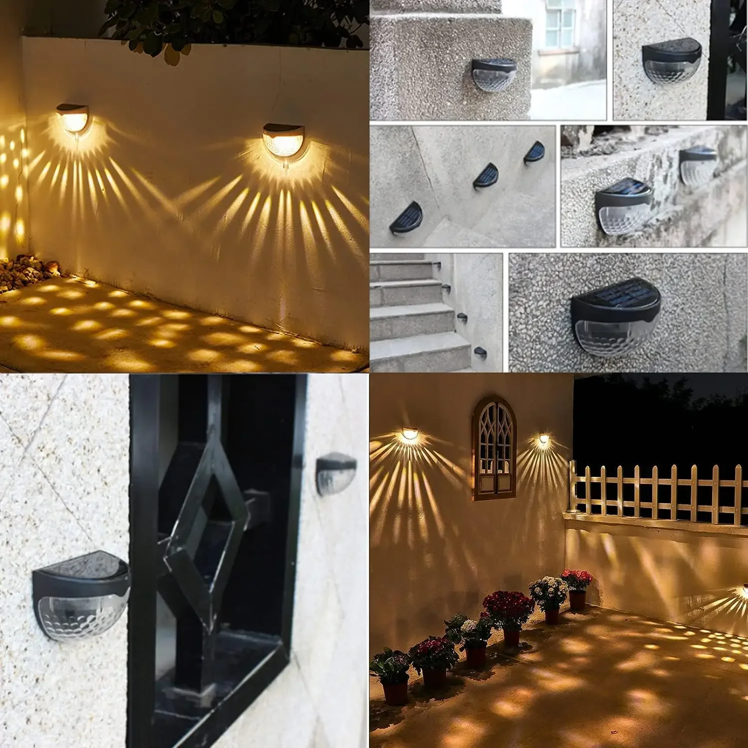 LED Solar Light Outdoor Wall L - Outdoor Lighting Effects 评论和价格