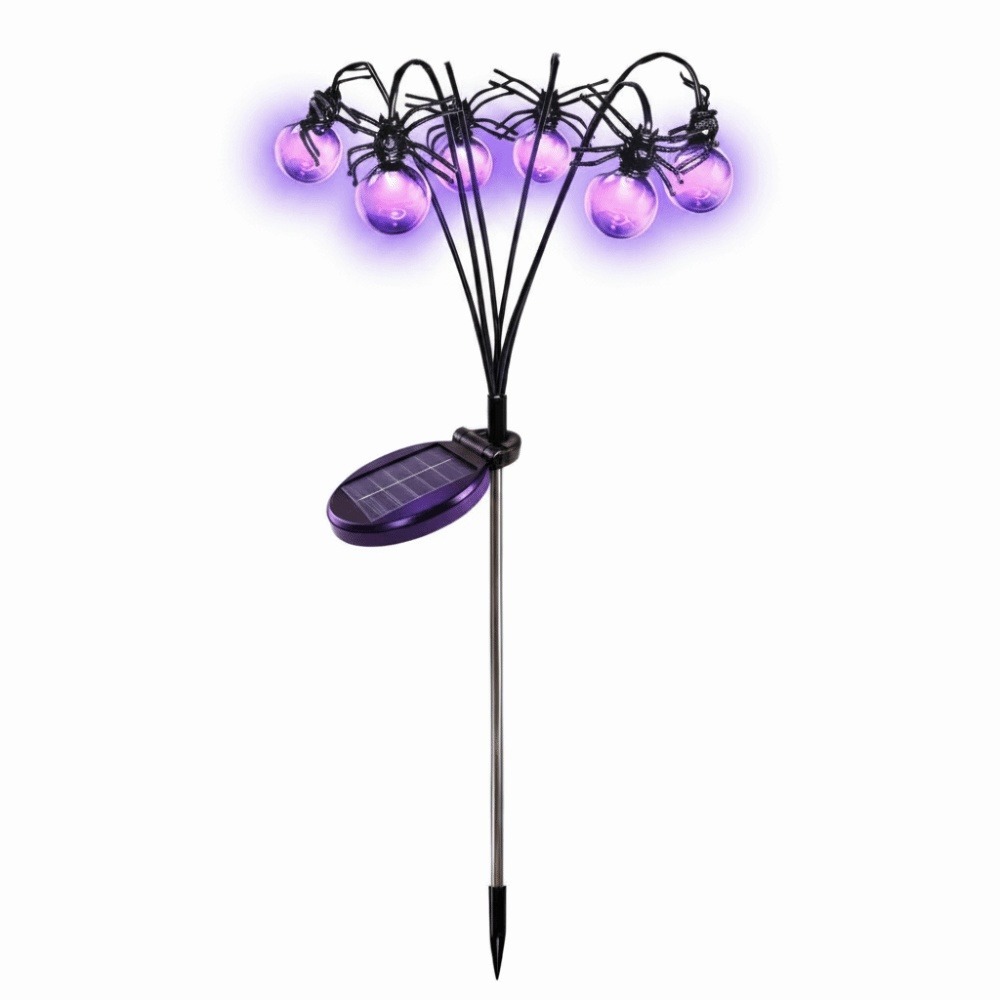 Skeleton Purple Light Hallowee - Outdoor Lighting Front Yard 评论和价格