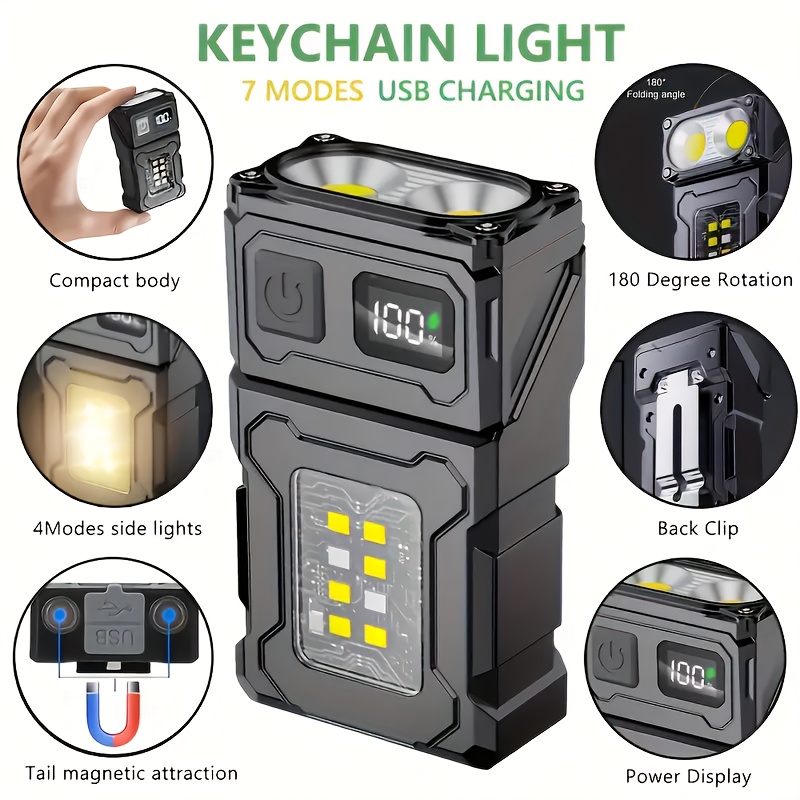 Mini Rechargeable LED Pocket F - Outdoor Lighting Ideas 评论和价格