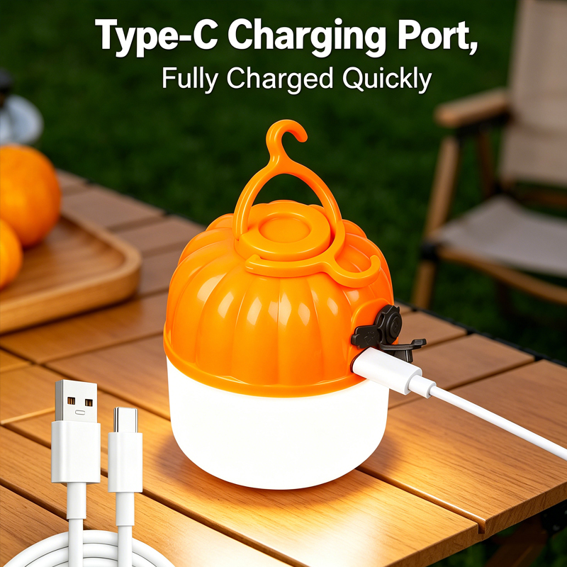 Mini Portable LED Pumpkin Bulb - Outdoor Lighting Types 评论和价格