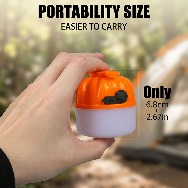 Mini Portable LED Pumpkin Bulb - Outdoor Lighting Types 评论和价格