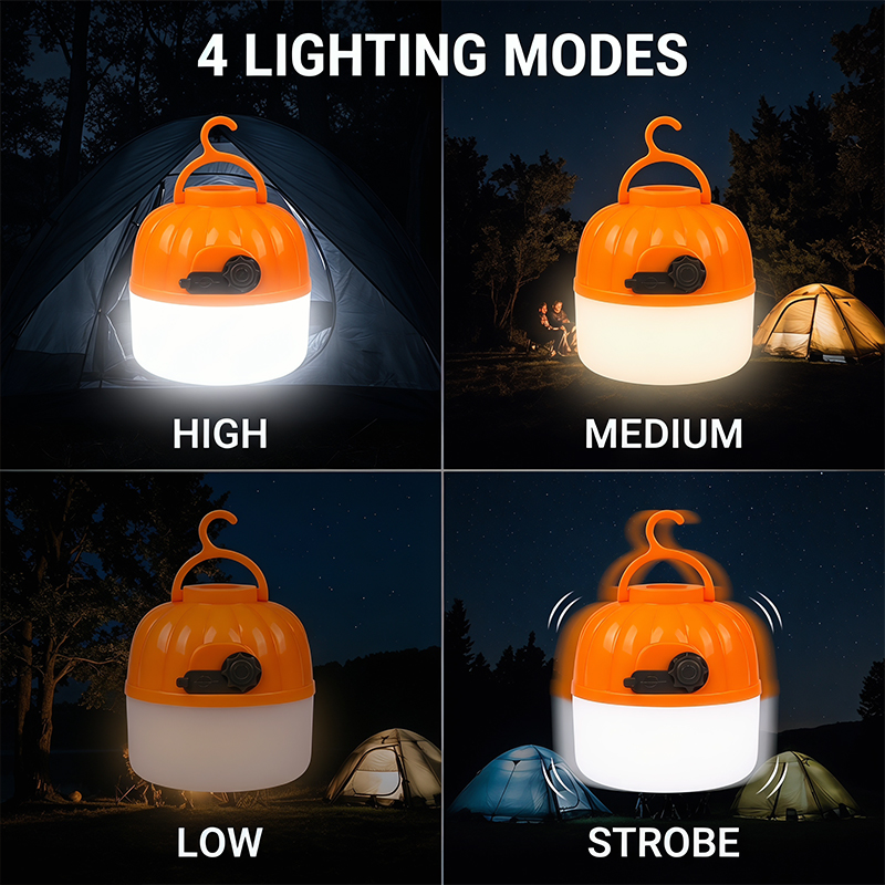 Mini Portable LED Pumpkin Bulb - Outdoor Lighting Types 评论和价格