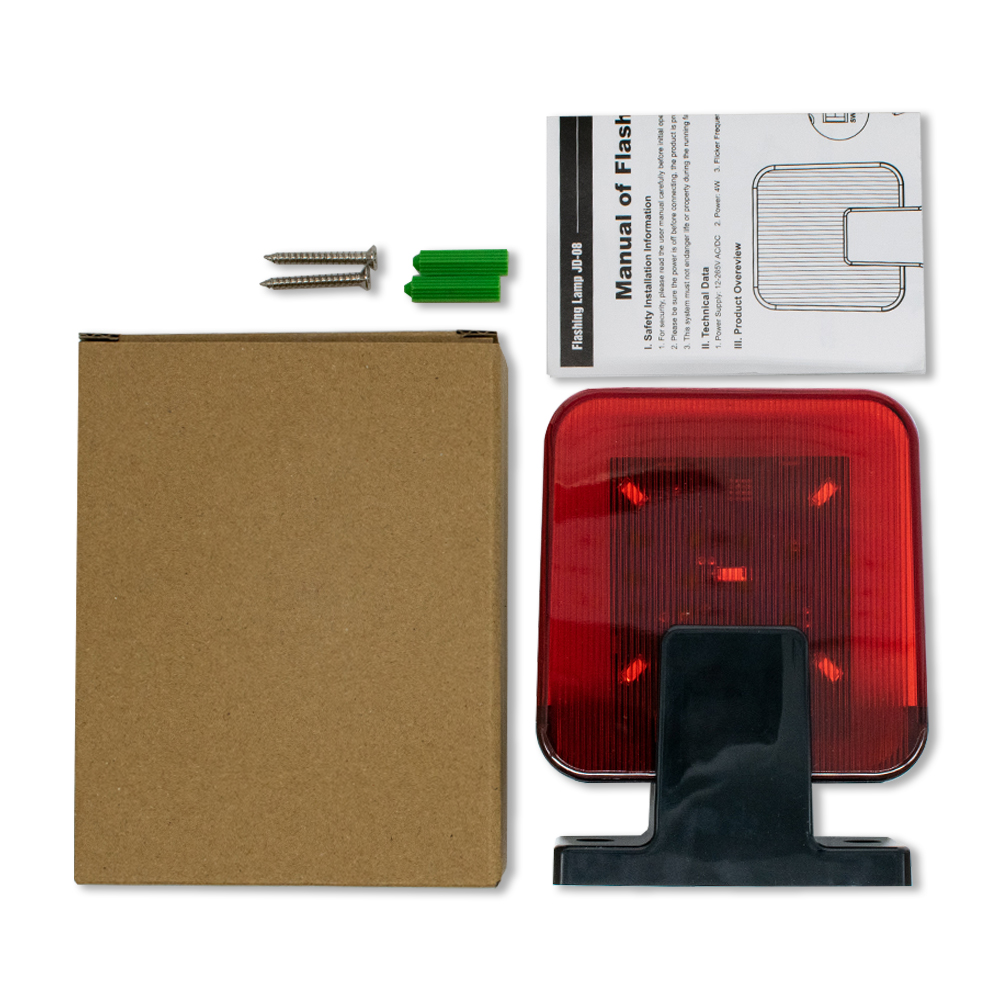 LED Wall Mount Emergency Strob - Outdoor Lighting With Outlet 评论和价格
