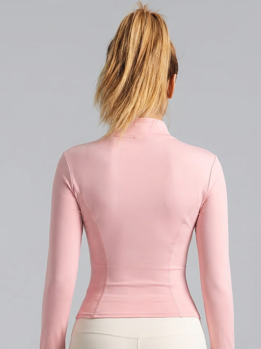 New Women Light Pink Yoga Coat - Outdoor Lighting Uplight 评论和价格