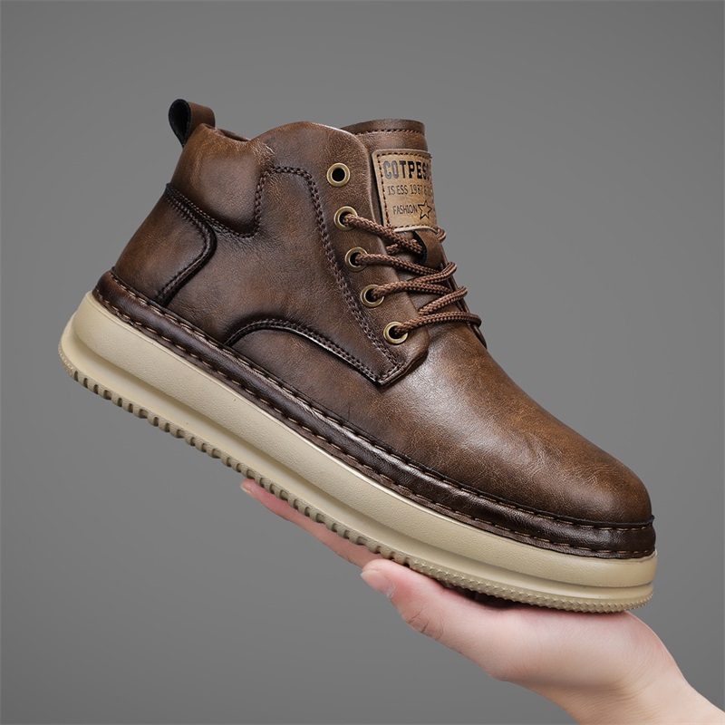 Men's Handmade Retro High-Top  - Outdoor Lighting Uplight 评论和价格