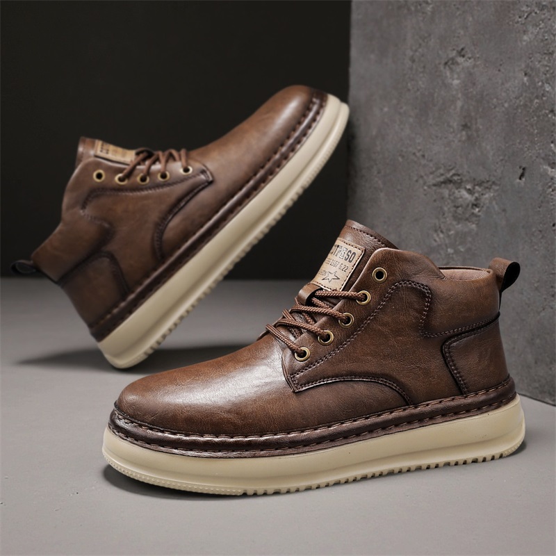 Men's Handmade Retro High-Top  - Outdoor Lighting Uplight 评论和价格