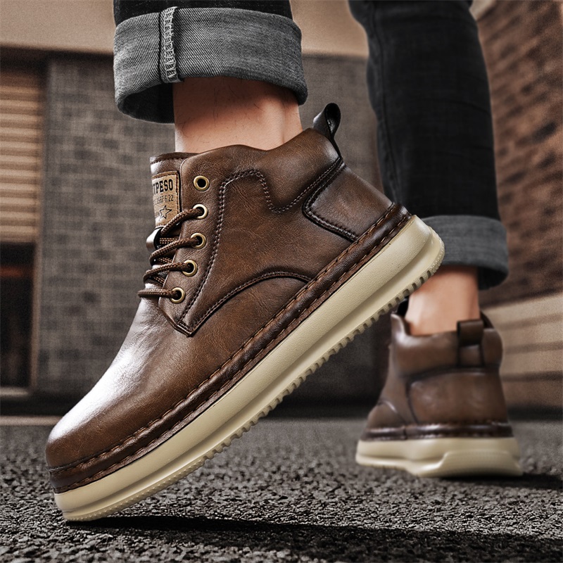 Men's Handmade Retro High-Top  - Outdoor Lighting Uplight 评论和价格
