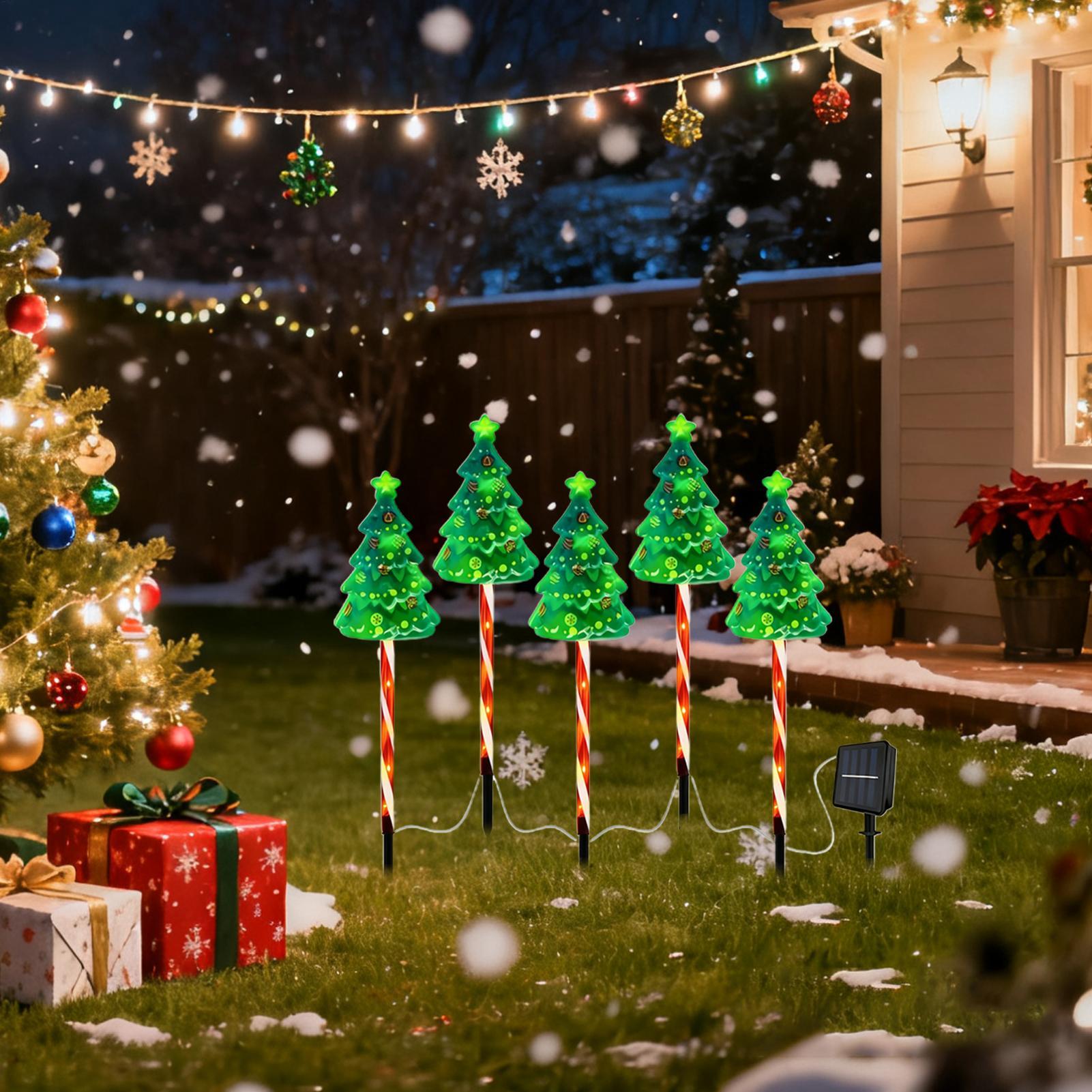 Christmas Tree Driveway Light  - Outdoor Lighting Front Yard 评论和价格