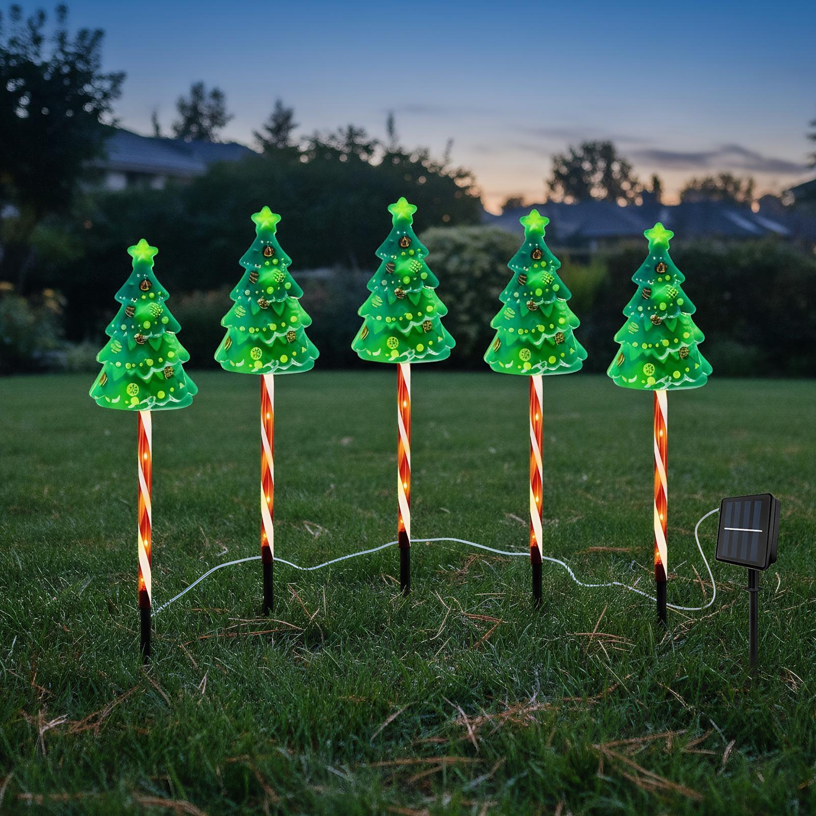 Christmas Tree Driveway Light  - Outdoor Lighting Front Yard 评论和价格