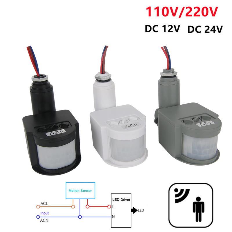 12V Motion Sensor 220V/110V PI - Outdoor Lighting With Outlet 评论和价格
