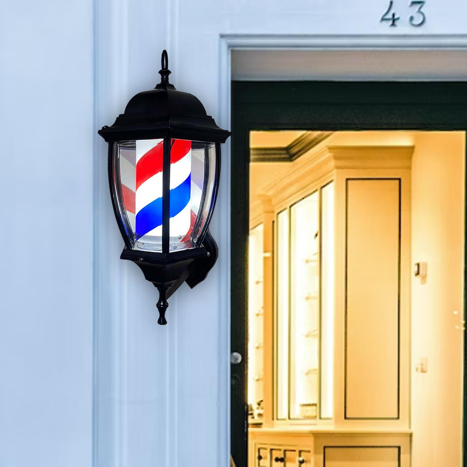 Barber Pole Light Rotating Lig - Outdoor Lighting With Outlet 评论和价格