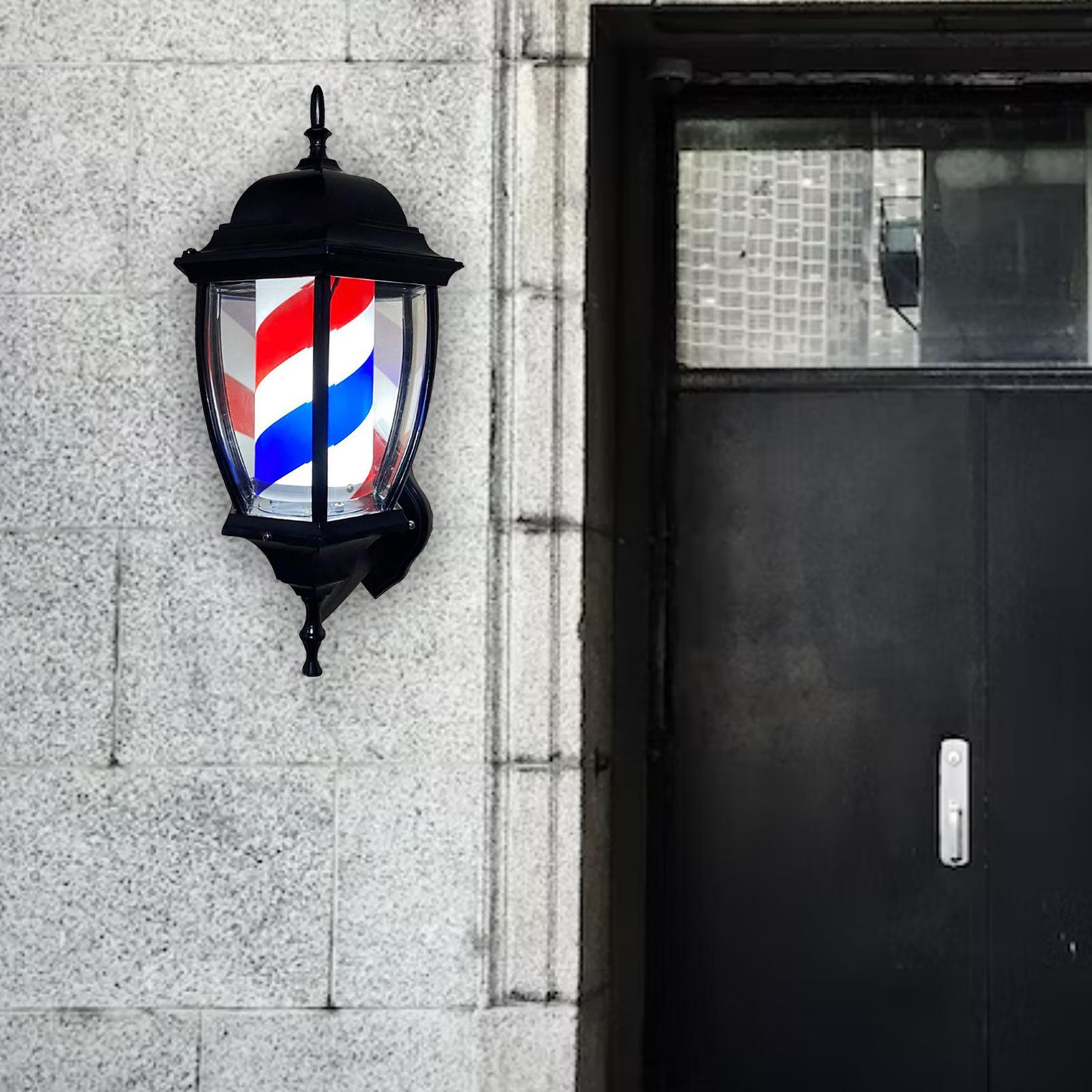 Barber Pole Light Rotating Lig - Outdoor Lighting With Outlet 评论和价格