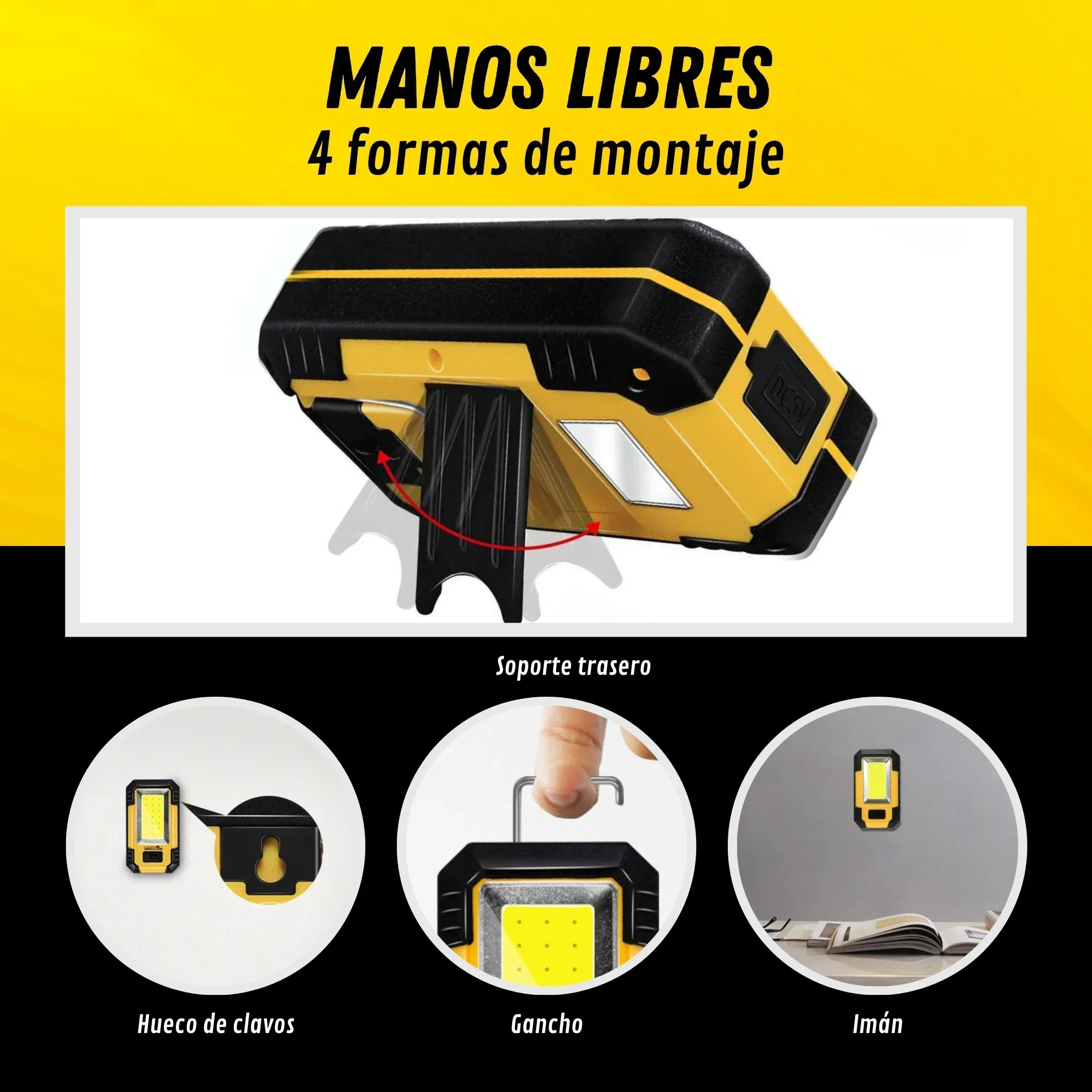 Rechargeable 4000MaH Work Ligh - Outdoor Lighting Ideas 评论和价格