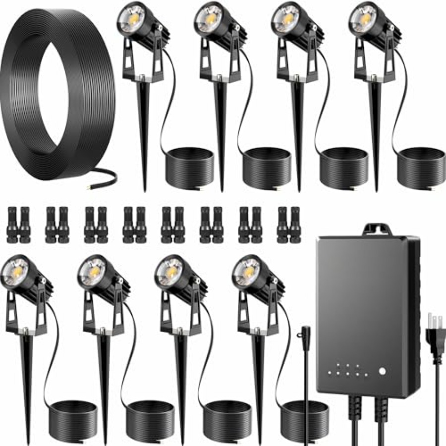 All-in-One Outdoor Low Voltage - Outdoor Lighting Kit With Transformer 评论和价格