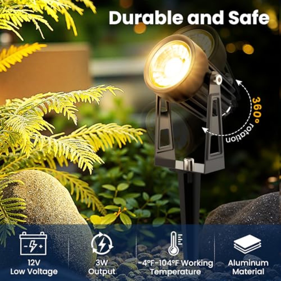 All-in-One Outdoor Low Voltage - Outdoor Lighting Kit With Transformer 评论和价格