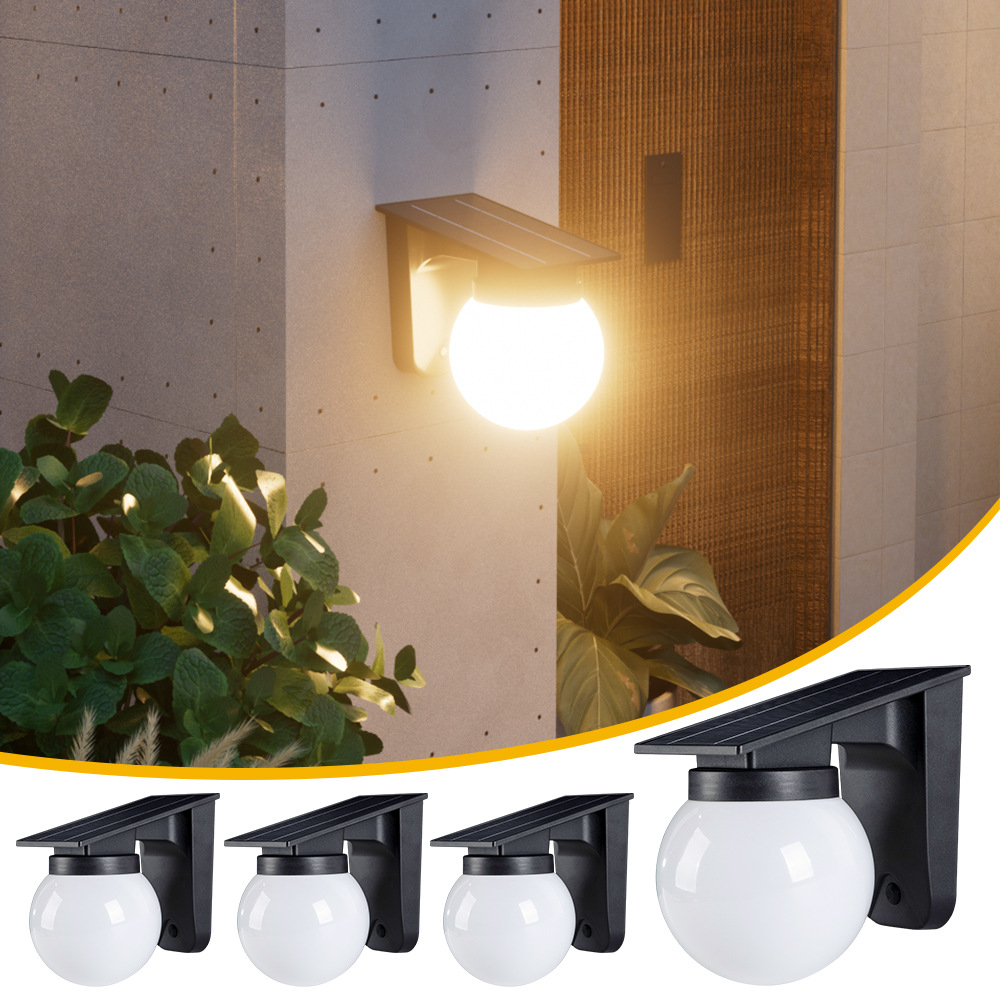 Solar Sphere Wall Lights Outdo - Outdoor Lighting With Outlet 评论和价格
