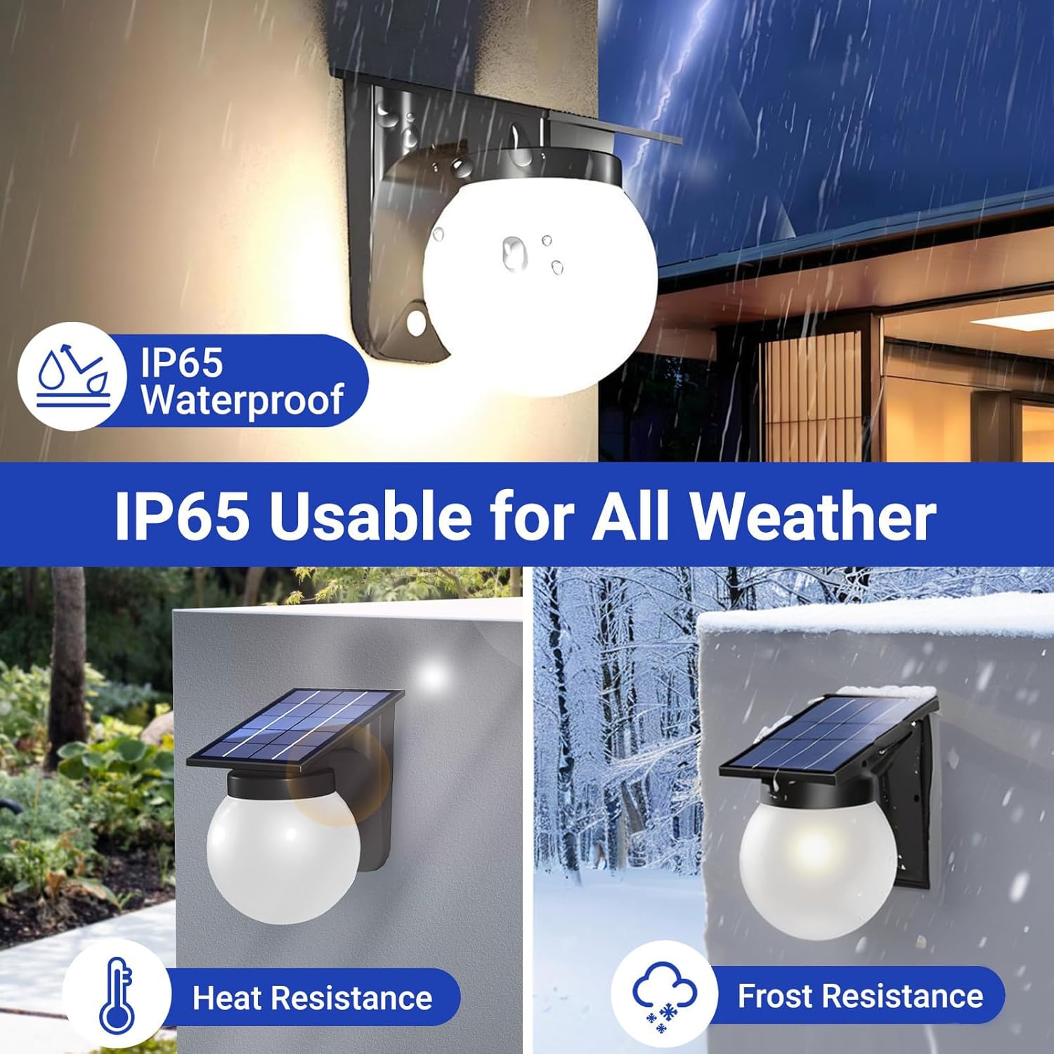 Solar Sphere Wall Lights Outdo - Outdoor Lighting With Outlet 评论和价格