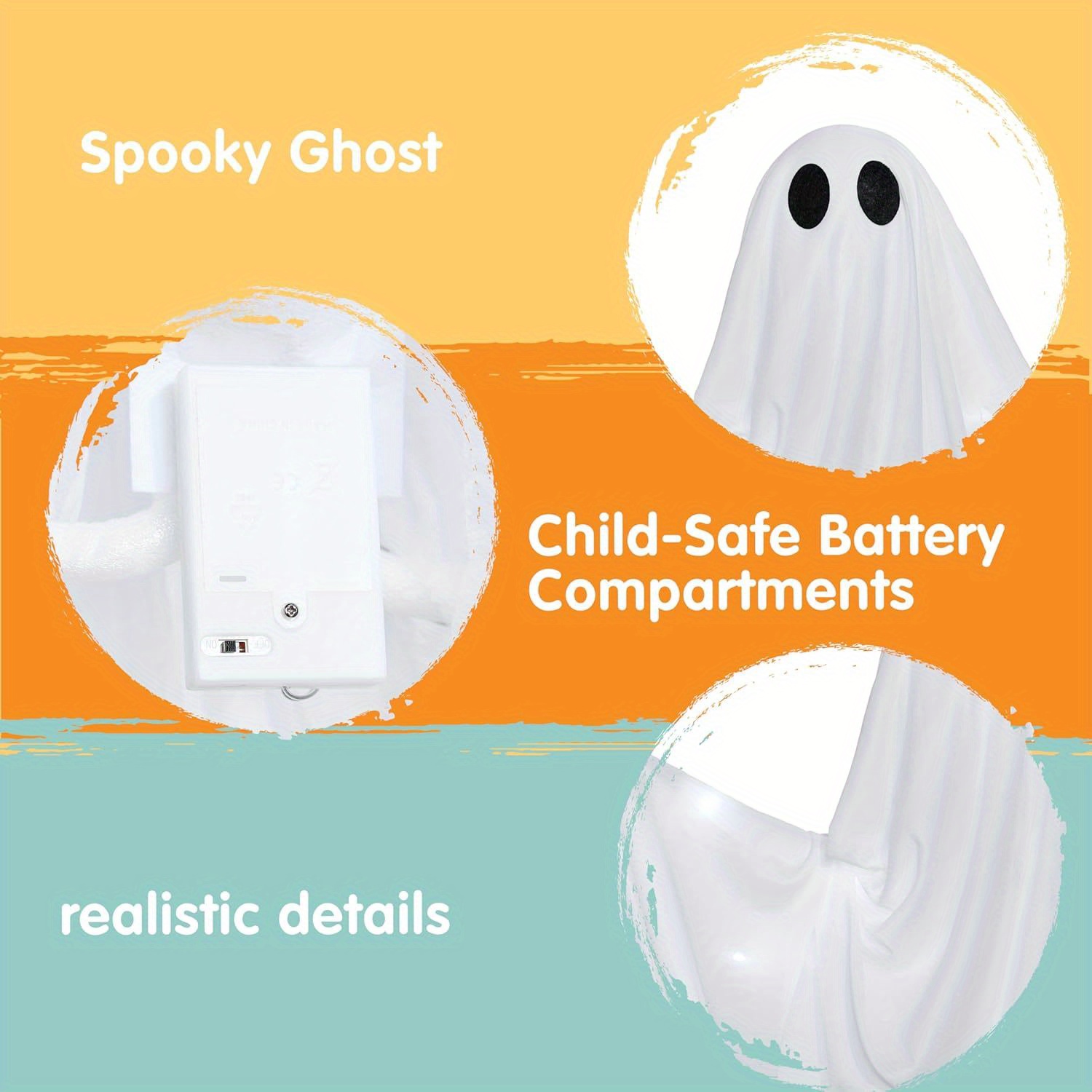 Halloween Hanging Light up Gho - Outdoor Lighting Front Yard 评论和价格