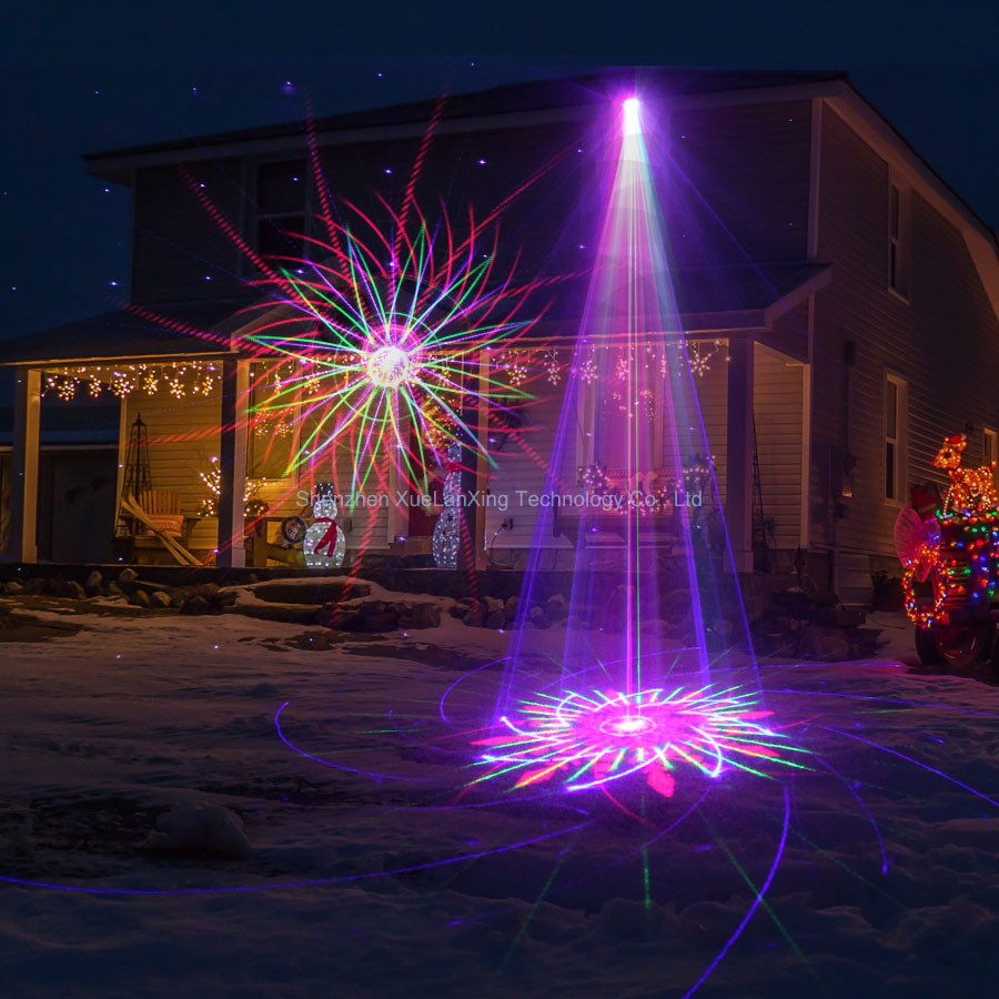 ESHINY RGB Laser Landscape Lig - Outdoor Lighting With Outlet 评论和价格