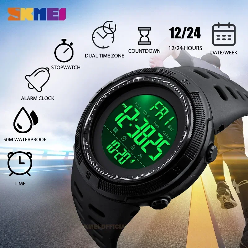 SKMEI 1251 5Bar Waterproof Dig - Outdoor Lighting Timer 评论和价格