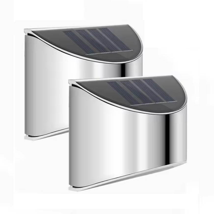 2Pcs Solar Garden Light Stainl - Outdoor Lighting With Outlet 评论和价格