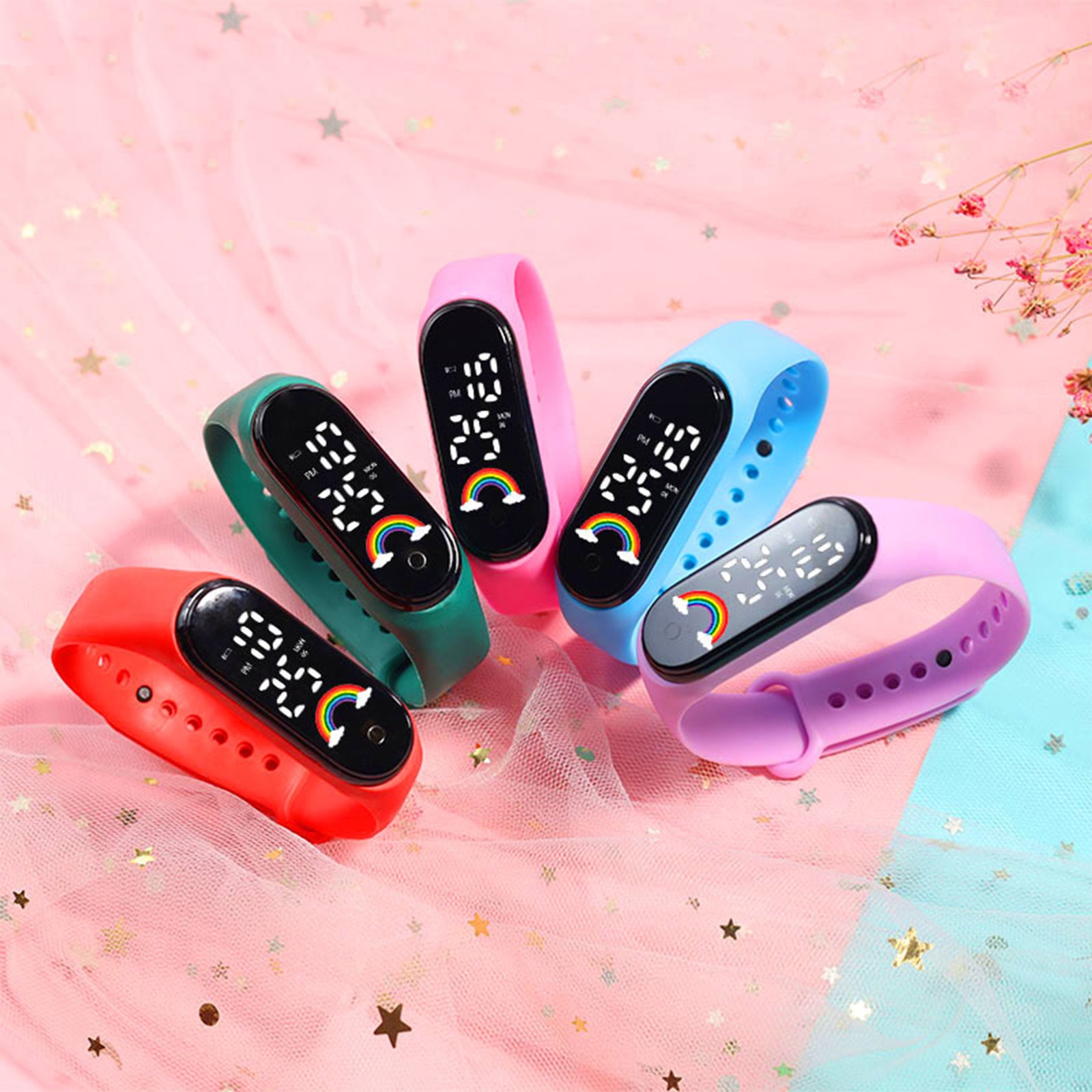 Children Multicolor Watch Led  - Outdoor Lighting Timer 评论和价格