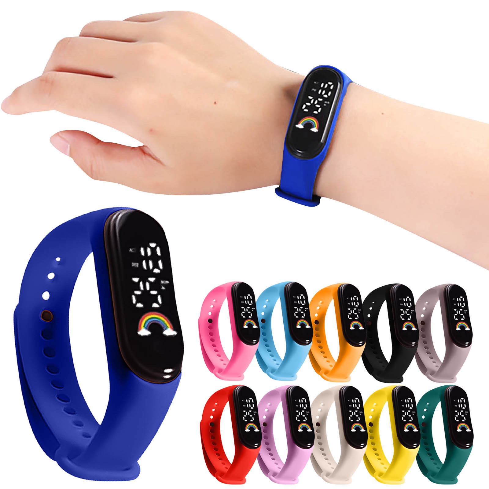 Children Multicolor Watch Led  - Outdoor Lighting Timer 评论和价格