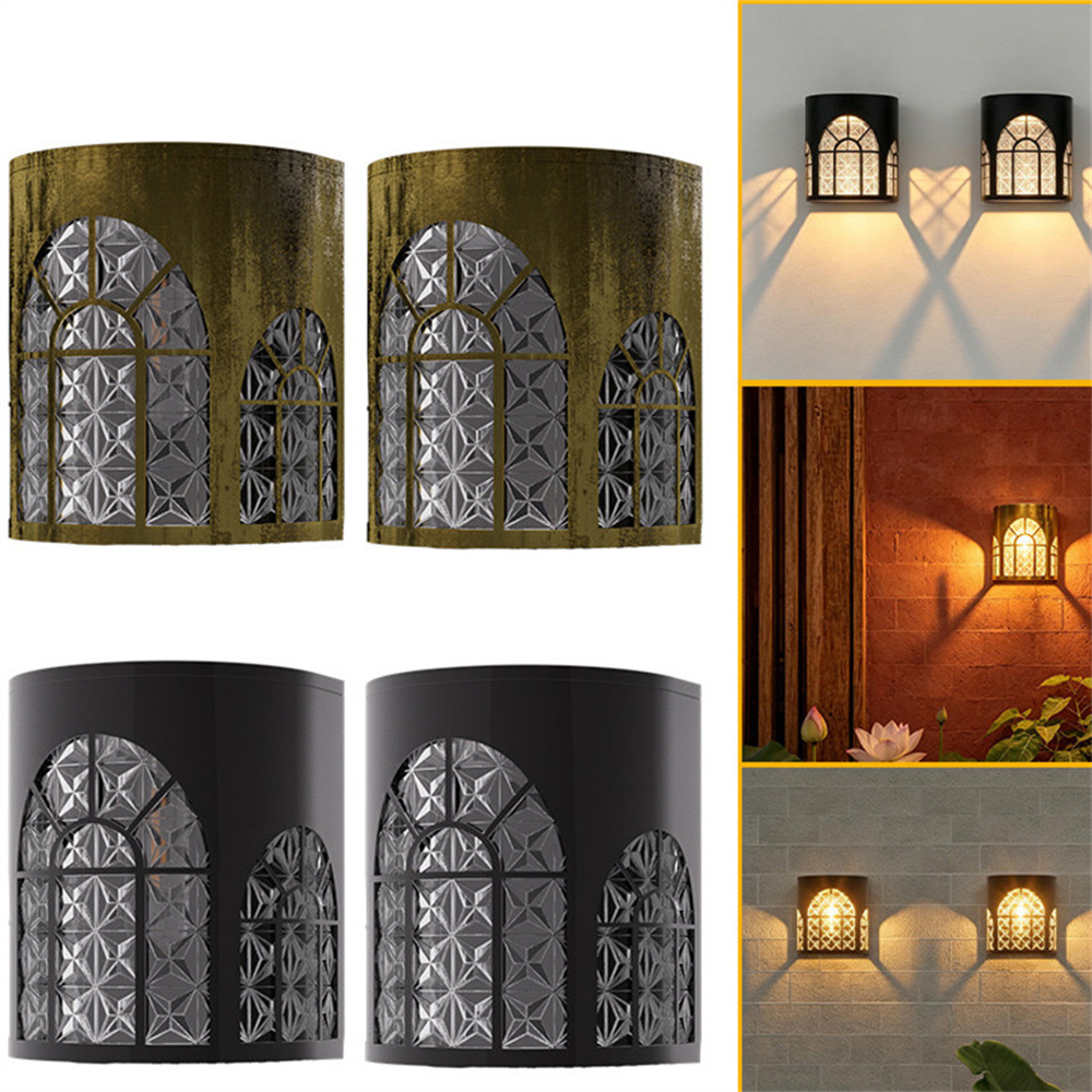 2pcs Outdoor Solar Fence Light - Outdoor Lighting Front Yard 评论和价格