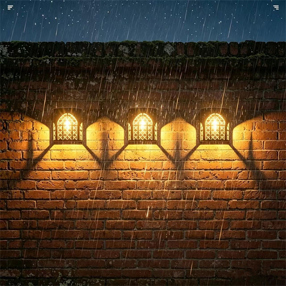 2pcs Outdoor Solar Fence Light - Outdoor Lighting Front Yard 评论和价格