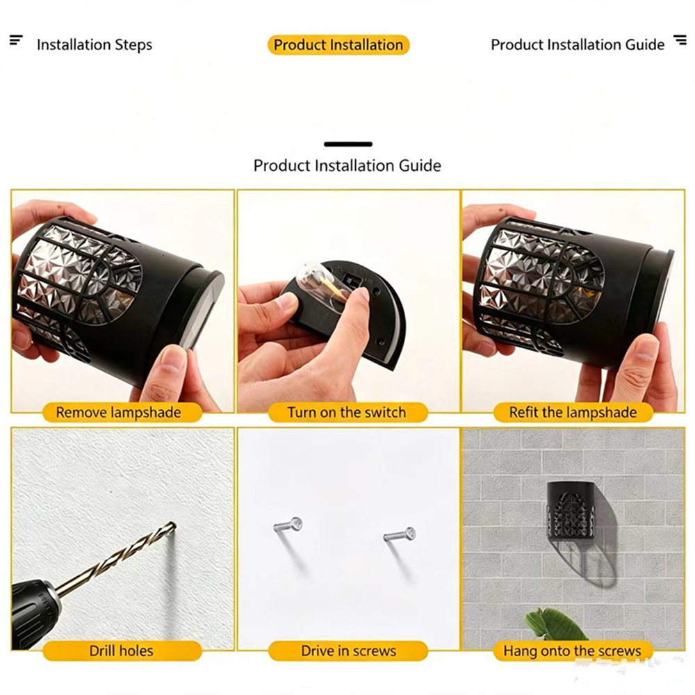 2pcs Outdoor Solar Fence Light - Outdoor Lighting Front Yard 评论和价格