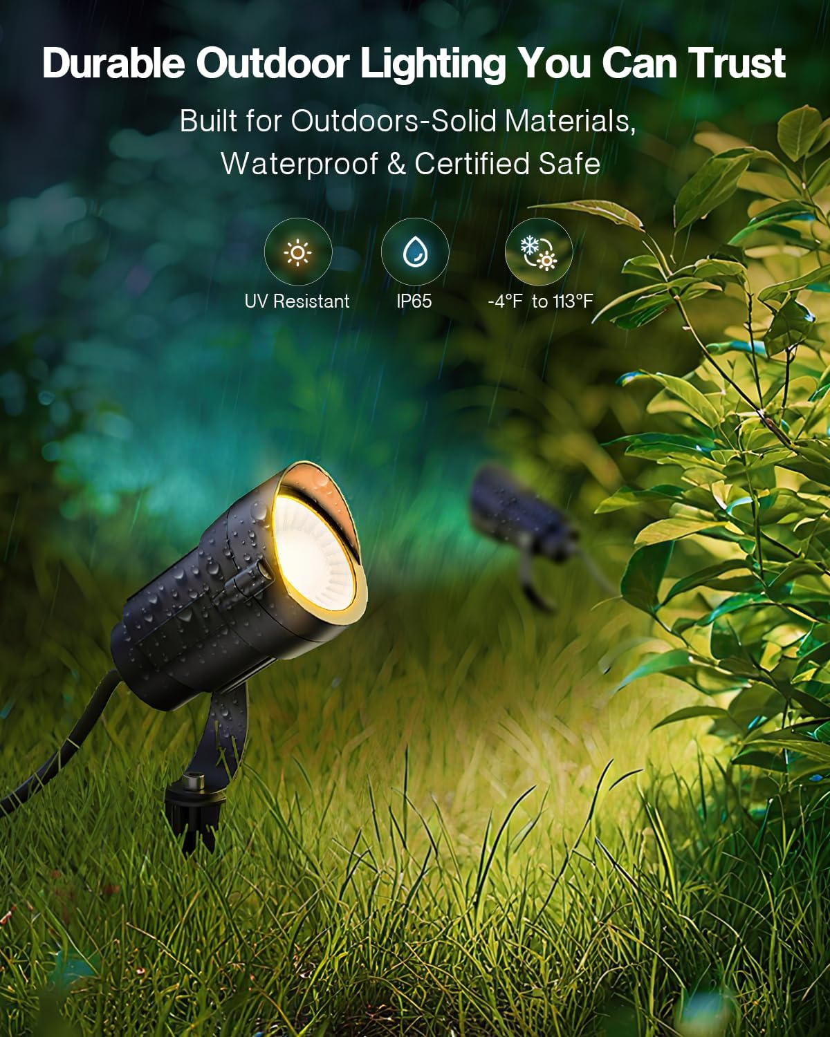 12W Landscape Lighting Kit 200 - Outdoor Lighting Kit With Transformer 评论和价格