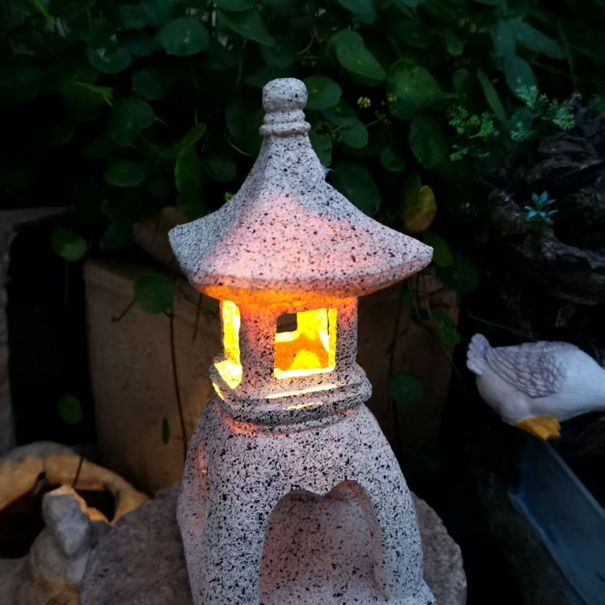 Pagoda Solar Decor Garden Ligh - Outdoor Lighting Architectural 评论和价格